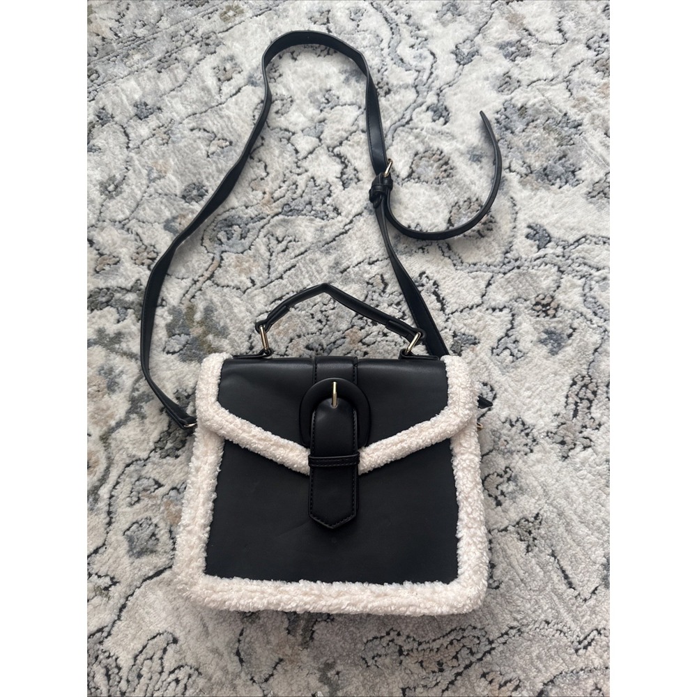 Sherpa Crossbody Cozy Winter Crossbody Bag Antik Kraft